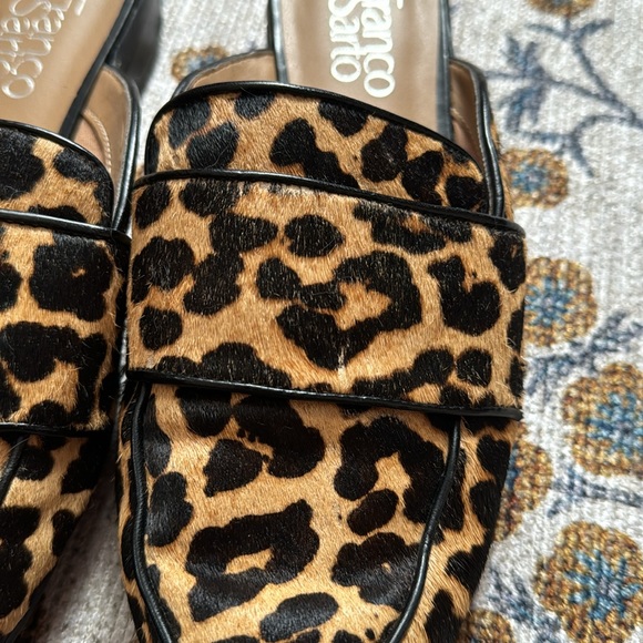 Franco Sarto Leopard Mules size 7 - Picture 4 of 5